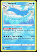 Wailord 038/195 SWSH12: Silver Tempest Pokemon TCG LP