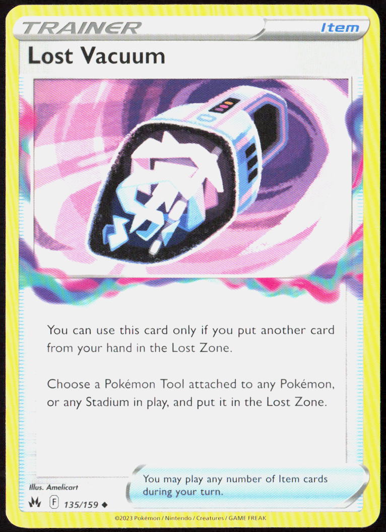 Lost Vacuum 135/159 SWSH: Crown Zenith Pokemon TCG LP