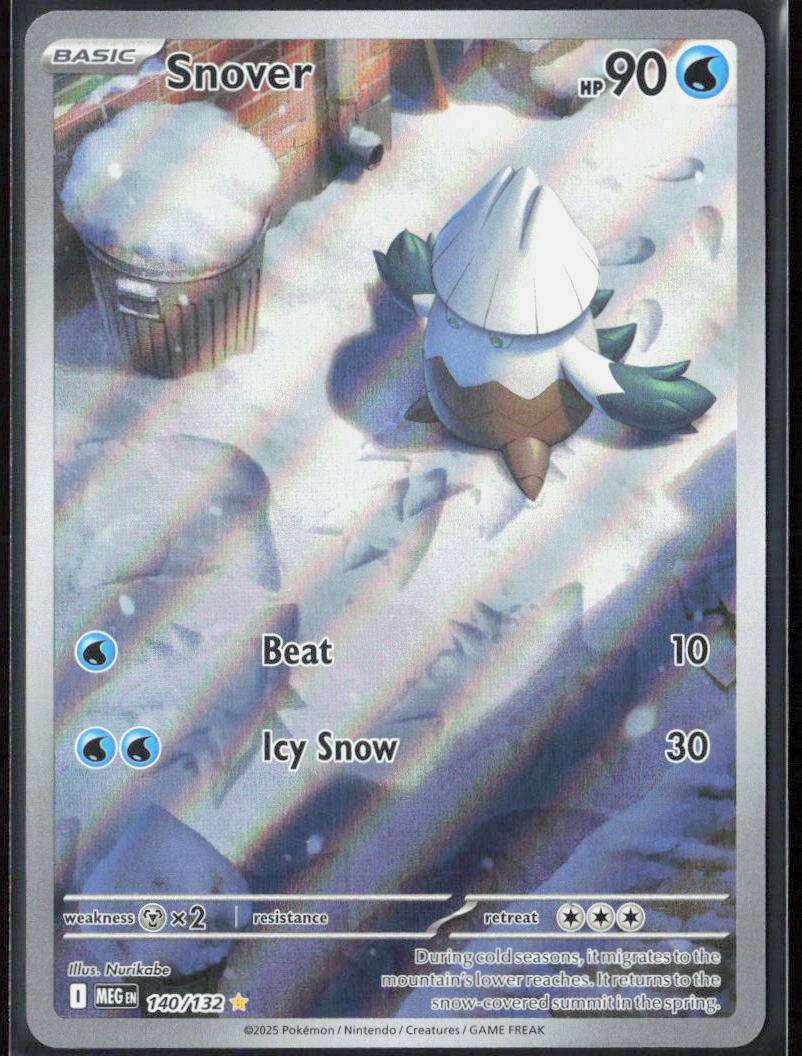 Snover Holo 140/132 ME01: Mega Evolution NM