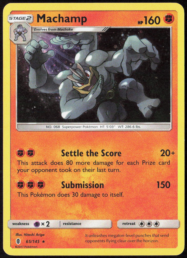 Machamp 65/145 SM - Guardians Rising Pokemon TCG LP