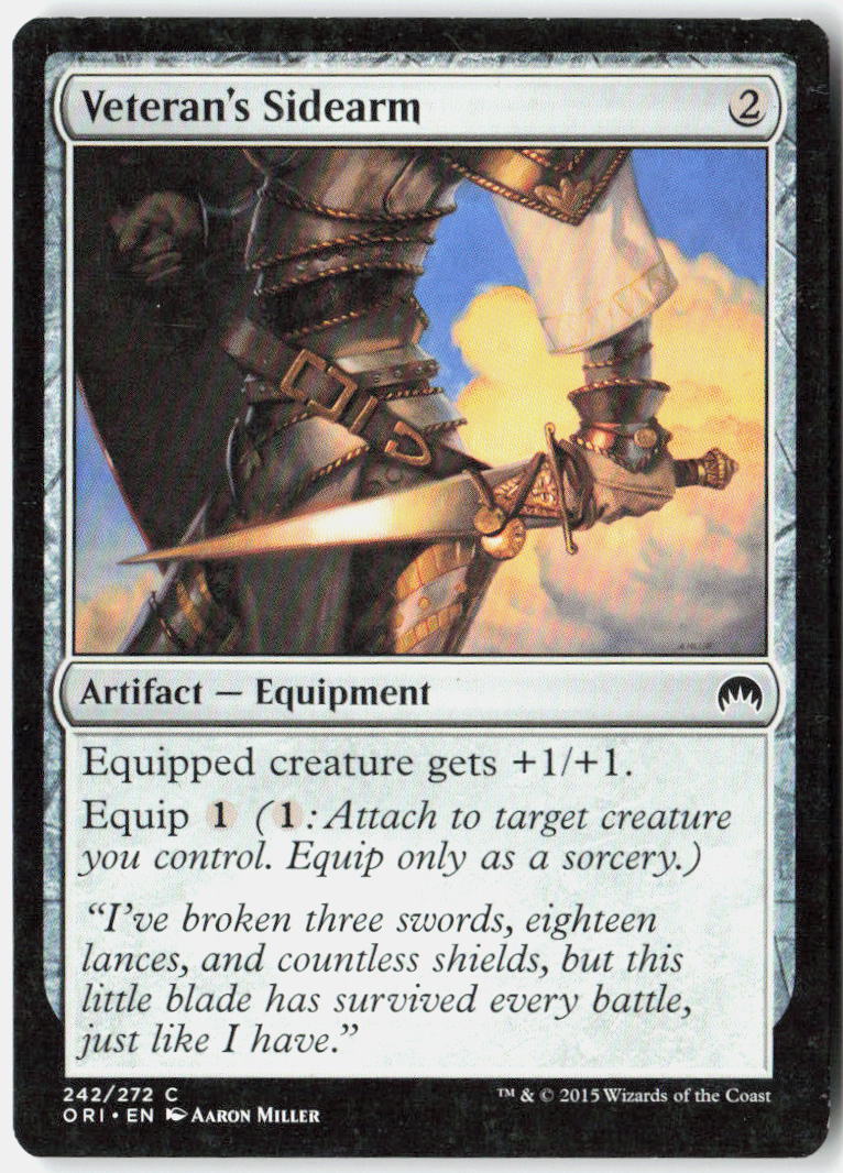 Veteran's Sidearm 242 Magic Origins Magic: The Gathering LP
