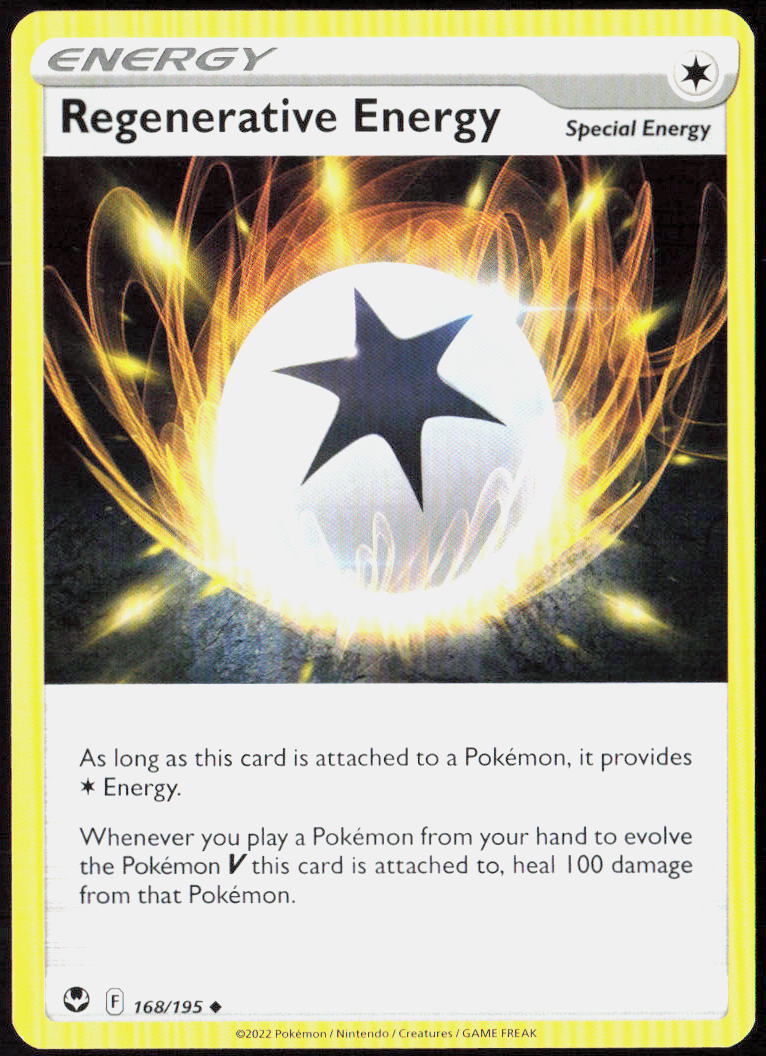 Regenerative Energy 168/195 SWSH12: Silver Tempest Pokemon TCG LP