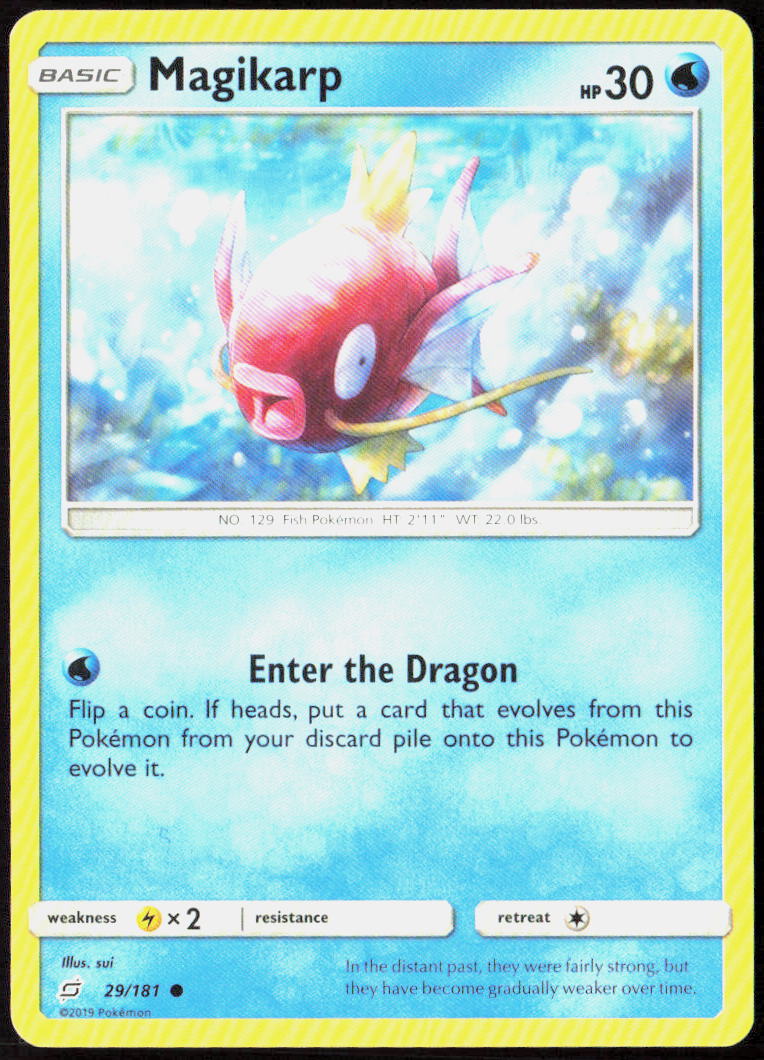 Magikarp 29/181 SM - Team Up Pokemon TCG LP