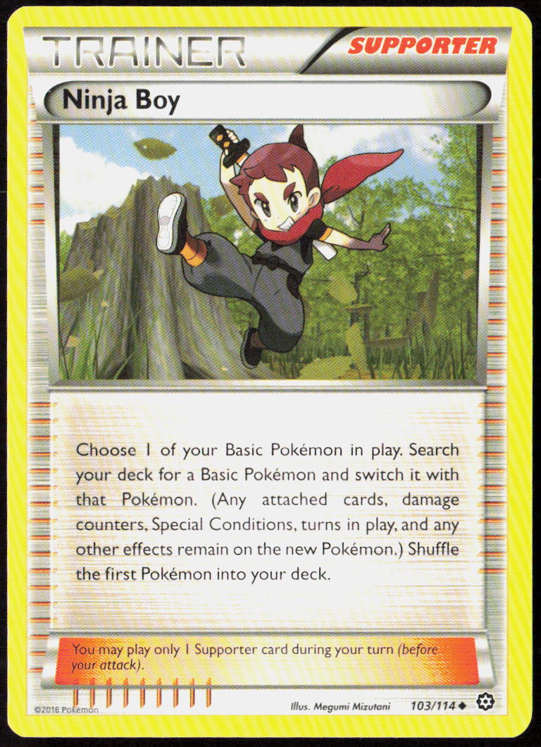 Ninja Boy 103/114 XY - Steam Siege Pokemon TCG LP