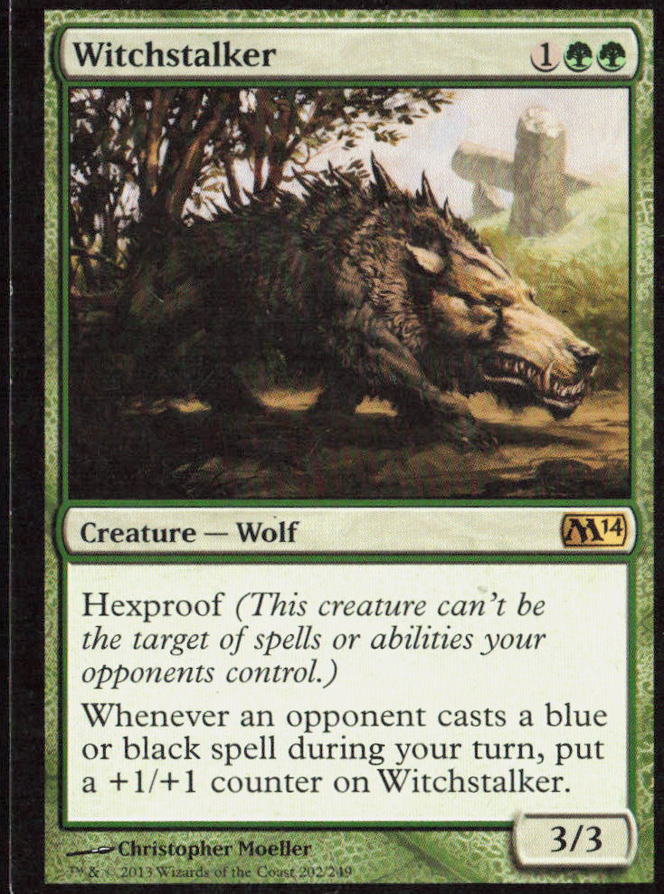 Witchstalker 202 Magic 2014 (M14) Magic: The Gathering LP