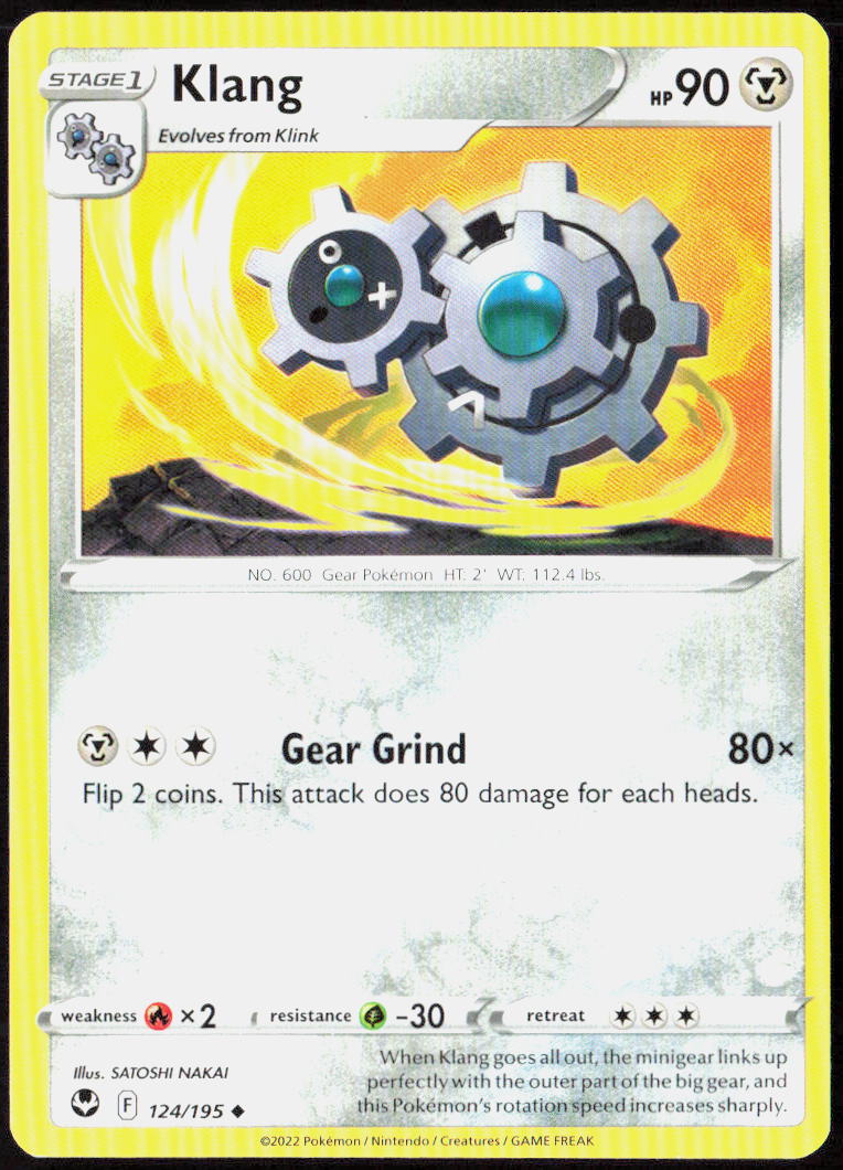 Klang 124/195 SWSH12: Silver Tempest Pokemon TCG LP