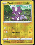 Toxel Reverse Holo 062/189 SWSH03: Darkness Ablaze Pokemon TCG LP