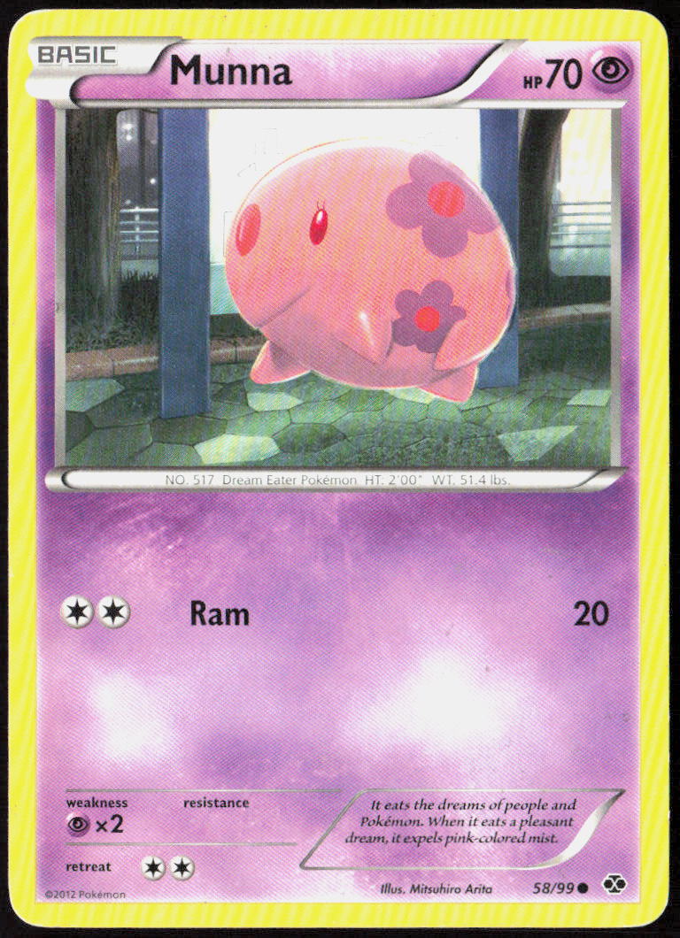 Munna 58/99 Next Destinies Pokemon TCG LP