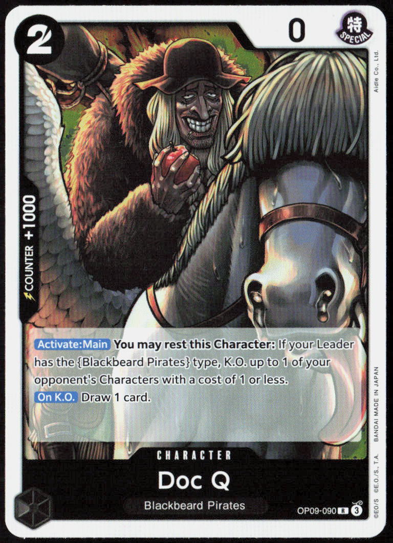 Doc Q Foil OP09-090 Emperors in the New World One Piece CCG NM