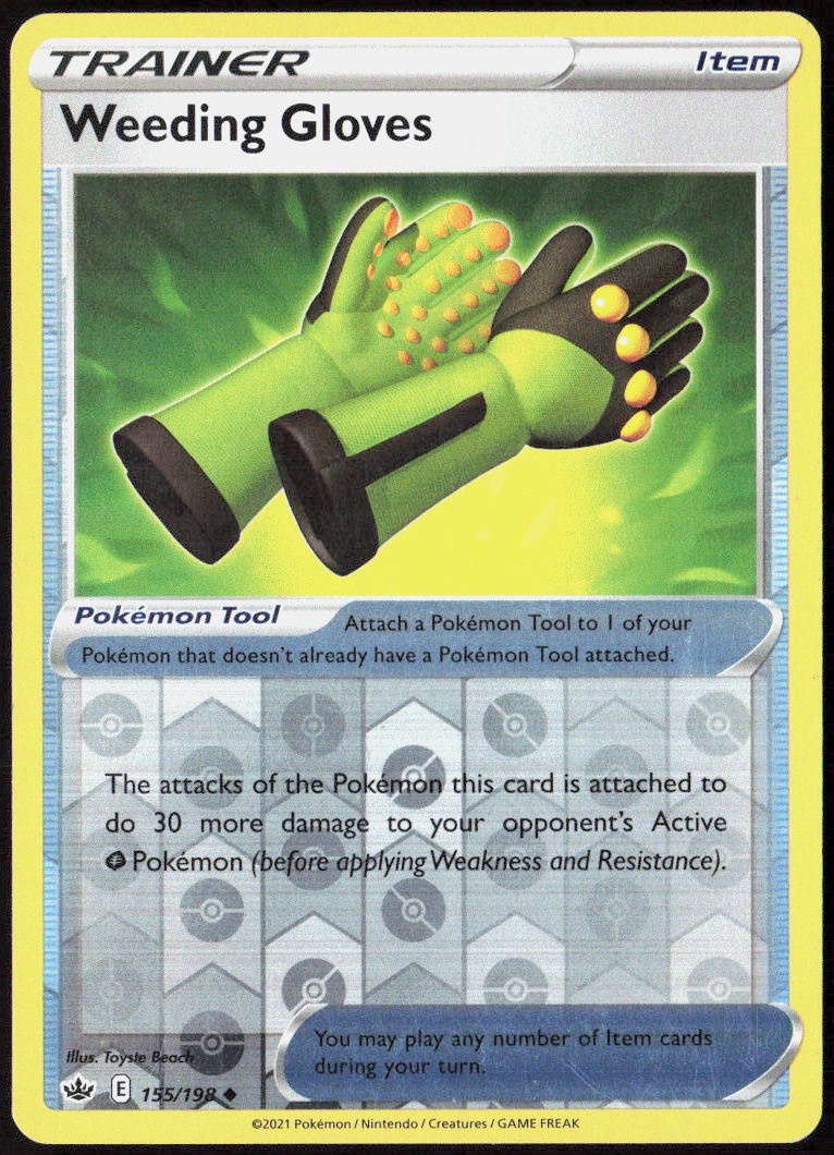 Weeding Gloves 155/198 SWSH06: Chilling Reign Pokemon TCG LP