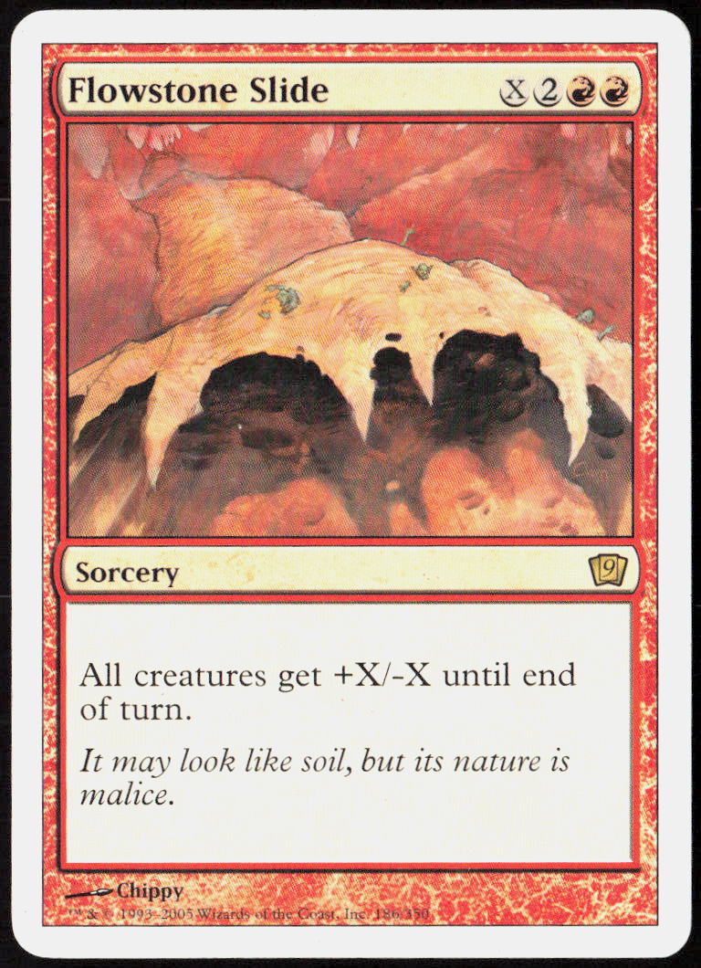 Flowstone Slide 186 9th Edition Magic: The Gathering LP