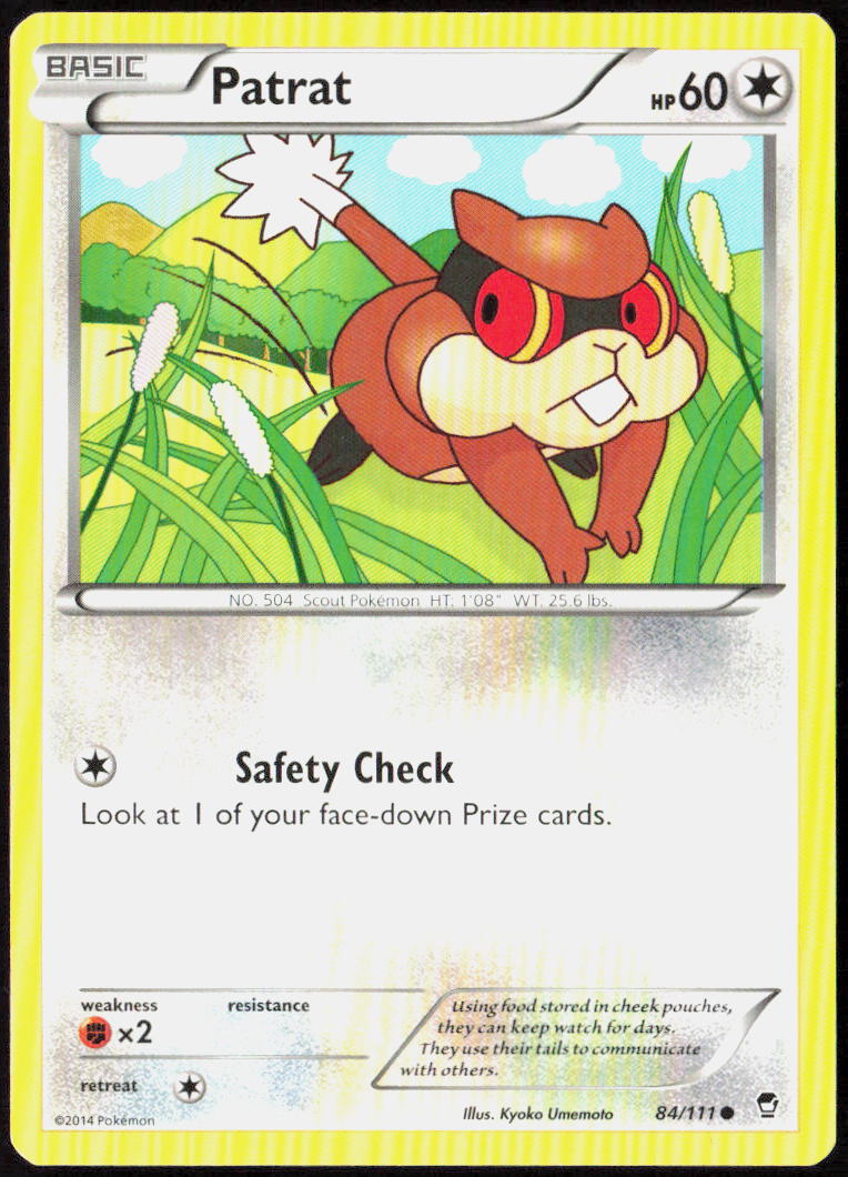 Patrat 84/111 XY - Furious Fists Pokemon TCG LP
