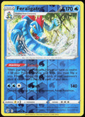 Feraligatr Reverse Holo 057/264 SWSH08: Fusion Strike Pokemon TCG LP