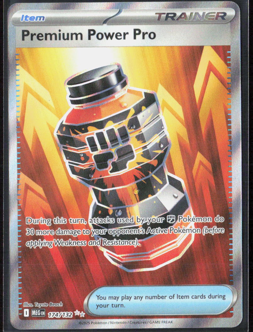 Premium Power Pro Holo 174/132 ME01: Mega Evolution NM