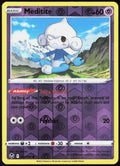 Meditite Reverse Holo 072/195 SWSH12: Silver Tempest Pokemon TCG LP